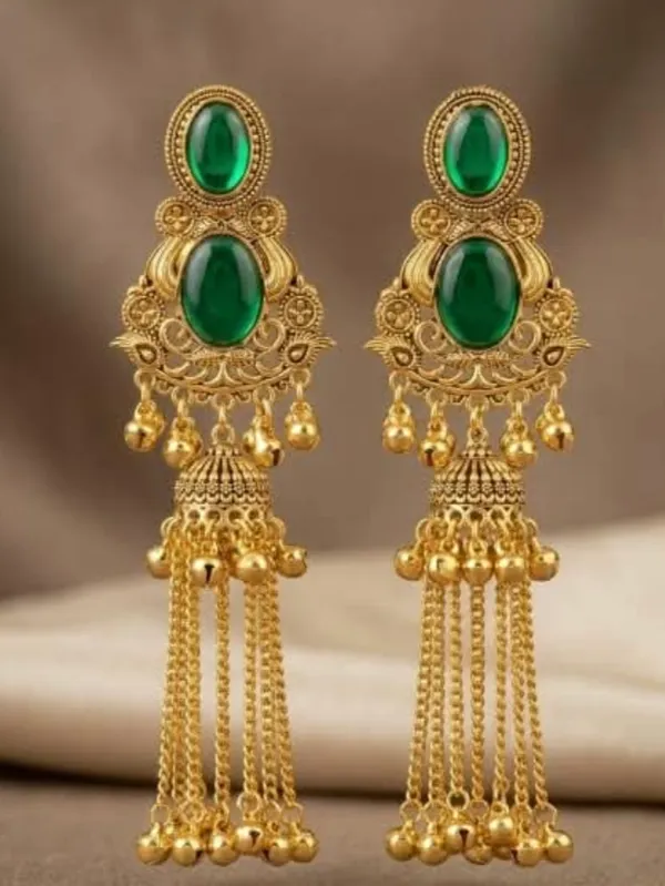 Gold-Tone_Green_Stone_Long_Jhumka_Earrings_for_Women