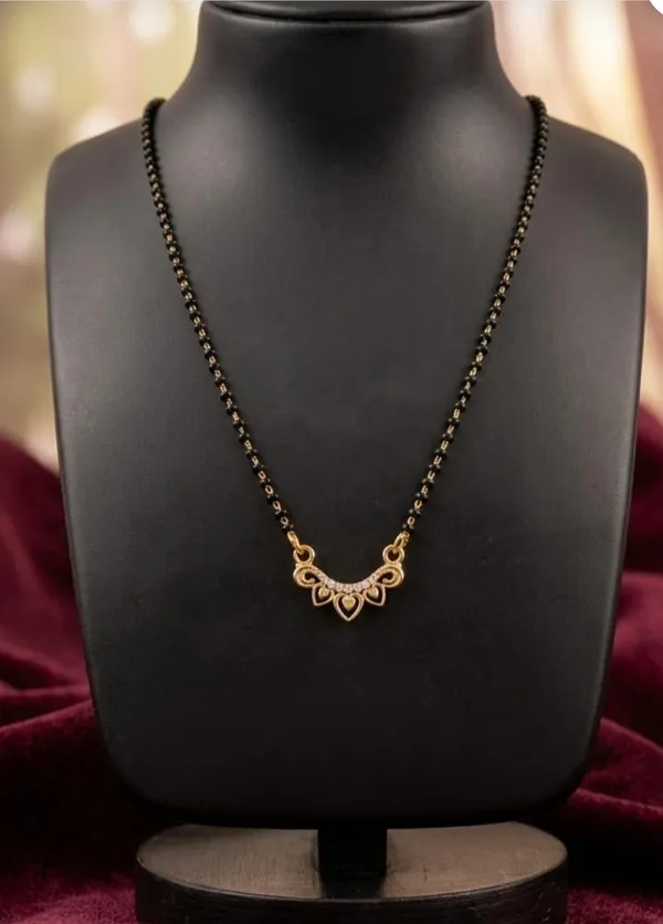 Black_Gold-Tone_Mangalsutra_Necklace_for_Women