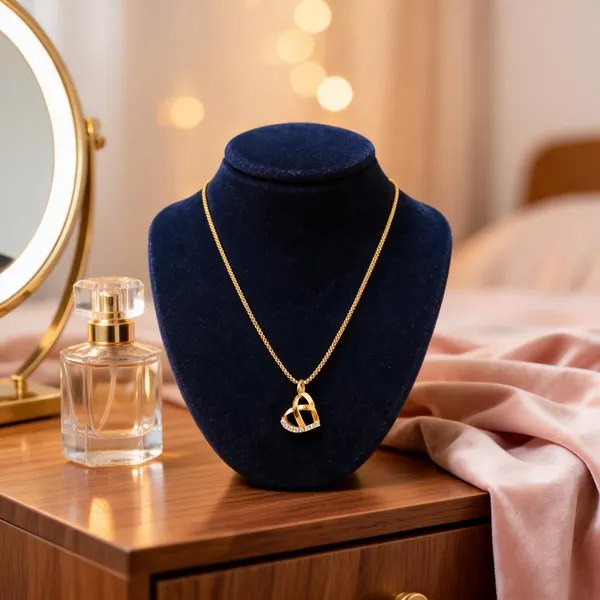 Gold_Tone_Crystal_Pendant_Necklace_For_Women