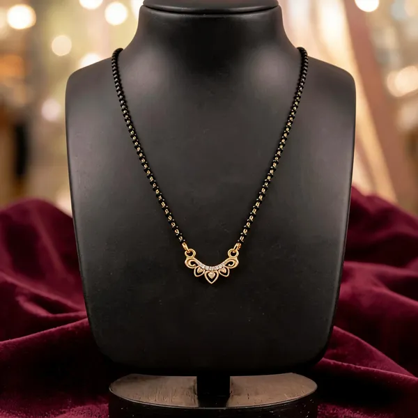 Black_Gold_Tone_Mangalsutra_Necklace_For_Women