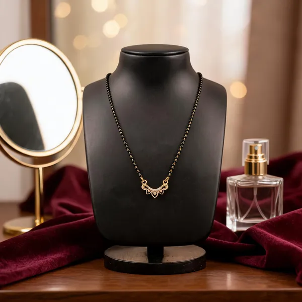 Black_Gold_Tone_Mangalsutra_Necklace_For_Women
