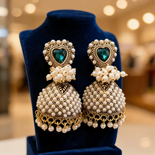Gold_Tone_Pearl_Jhumka_Earrings_For_Women