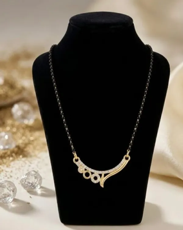 Black_Beaded_Gold_Tone_Pendant_Necklace_for_Women