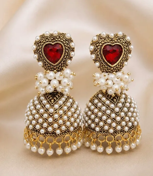 Gold_Tone_Red_Heart_Pearl_Jhumka_Earrings_for_Women