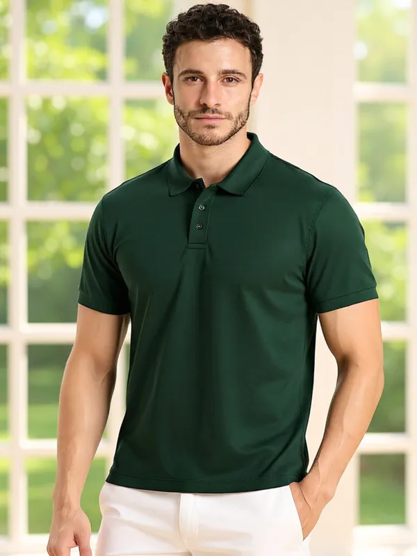 Pique_Polo_T_Shirt_Green