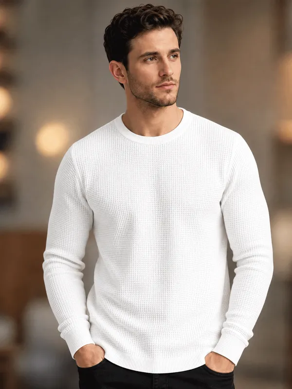 Pack_Of_2_Waffle_Full_Sleeve_T_Shirt_Navy_Blue_White