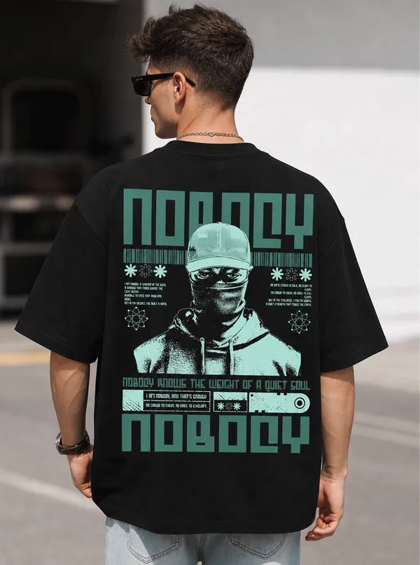 Nobody_Series_Oversized_T_Shirt_Black