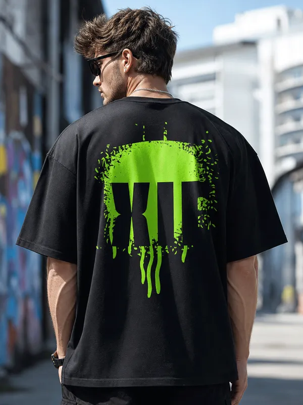 Xie_Neon_Graffiti_Oversized_T_Shirt_Black