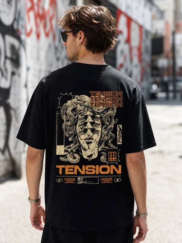 Tension_Medusa_Oversized_T_Shirt_Black