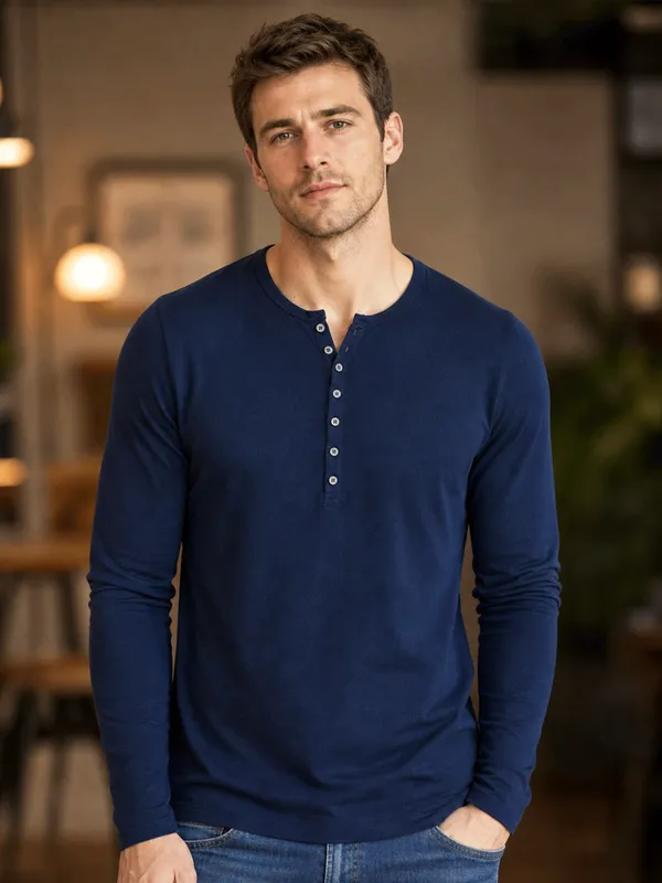Pack_Of_2_Henley_Full_Sleeve_T_Shirt_Maroon_Black