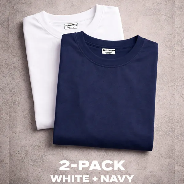Pack_Of_2_Oversized_T_Shirt_White_Navy_Blue