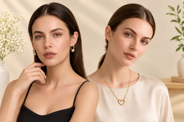 Gold-Tone_Metal_Heart_Pendant_Necklace_&_Embellished_Hoop_Earrings_For_Women_Pack_Of_2