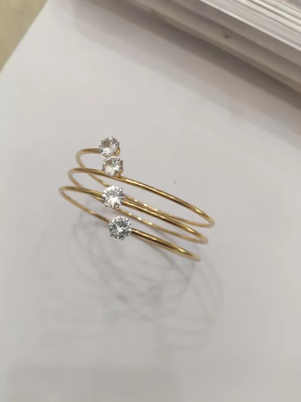 Gold_Tone_Crystal_Open_Bangle_For_Women