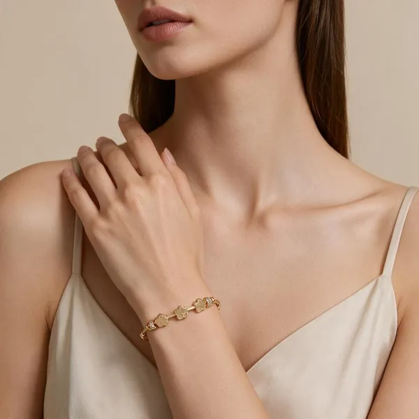 Gold_Tone_Textured_Bead_Bracelet