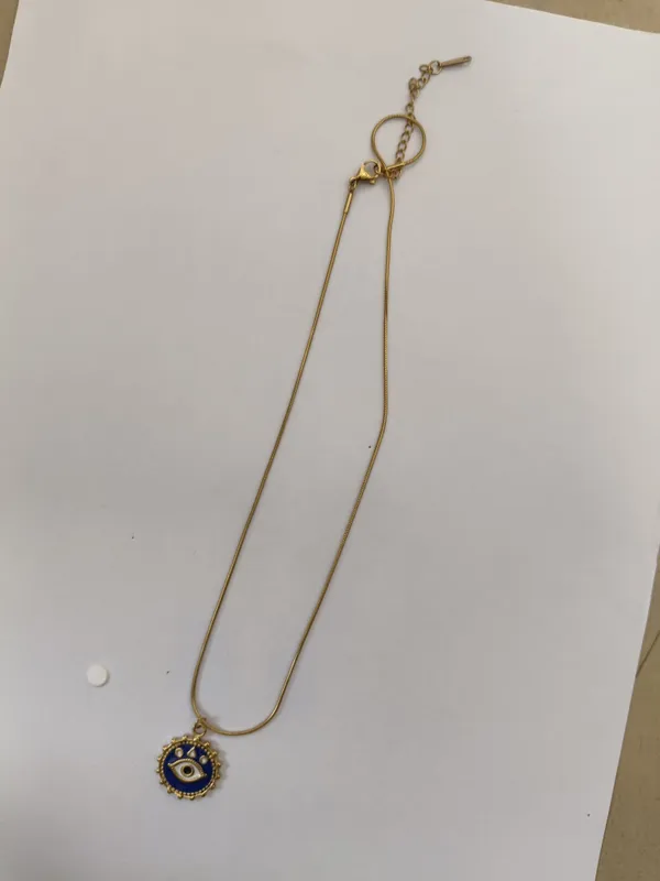 Gold_Tone_Blue_Evil_Eye_Pendant_Necklace_For_Women