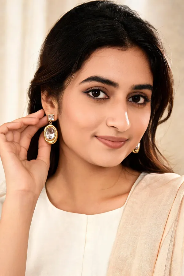 Gold_Toned_Clear_Stone_Drop_Earrings_For_Women