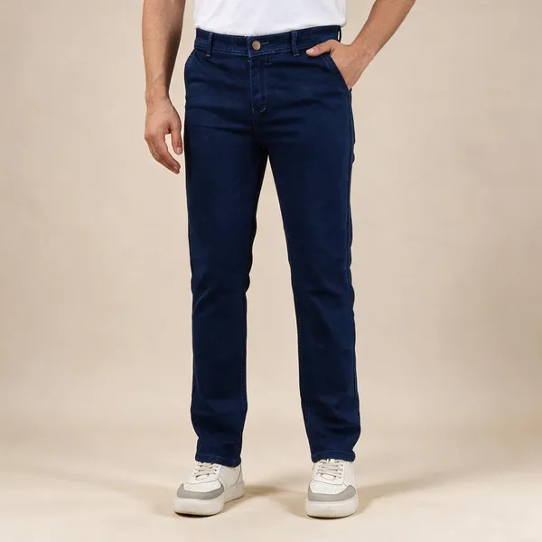 Blue_Silky_Regular_Slim_Fit_Jeans_For_Men
