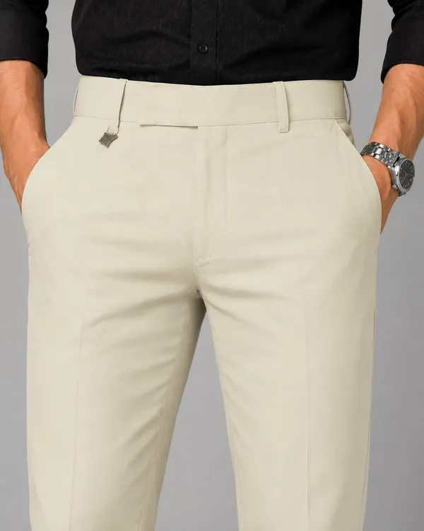 Cream_Stretch_Slim_Fit_Trousers_for_Men