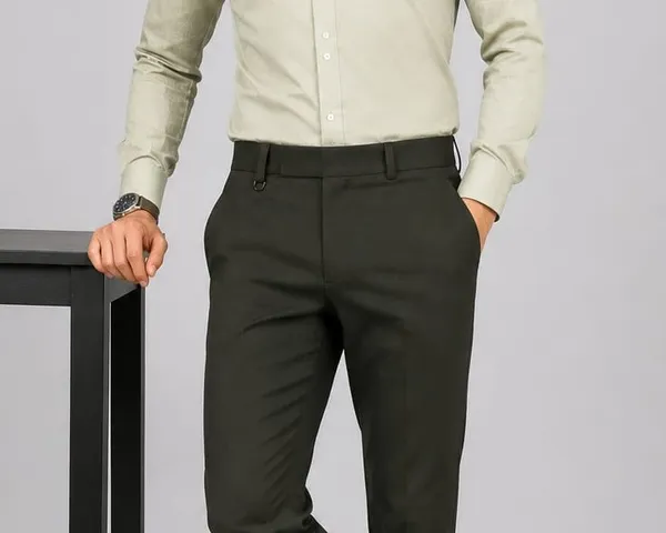 Mahendi_Green_Formal_Fit_Trousers_for_Men