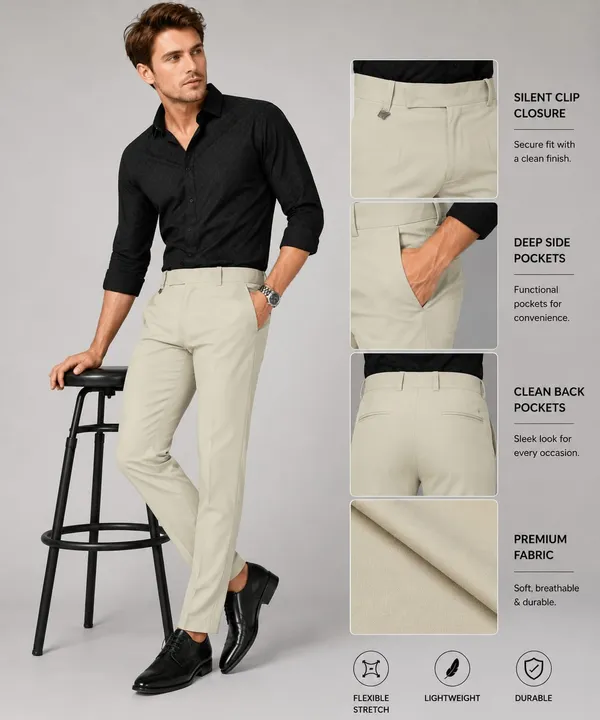 Cream_Stretch_Slim_Fit_Trousers_for_Men