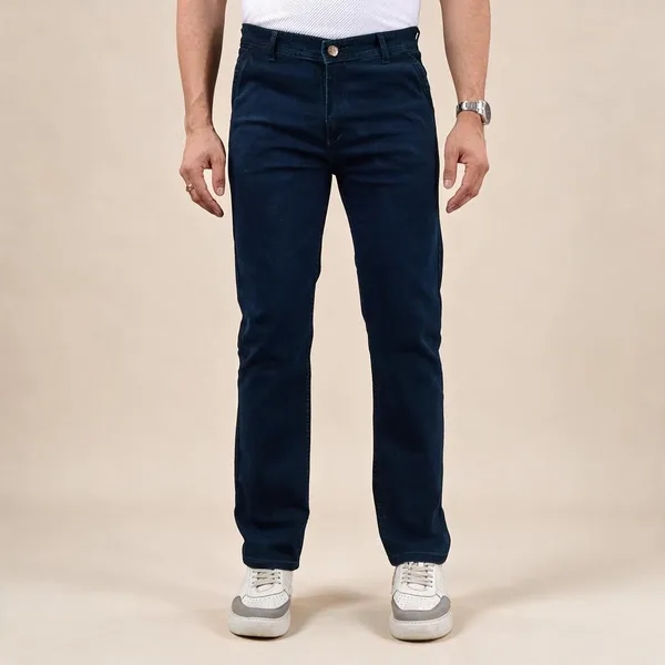 Navy_Blue_Silky_Slim_Fit_Trousers_For_Men
