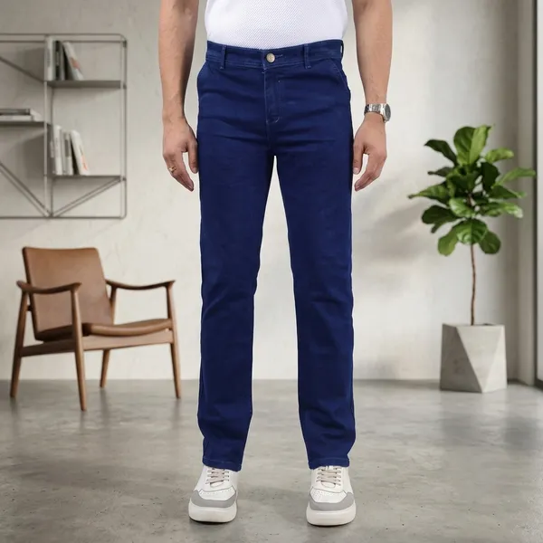 Blue_Silky_Regular_Slim_Fit_Jeans_For_Men