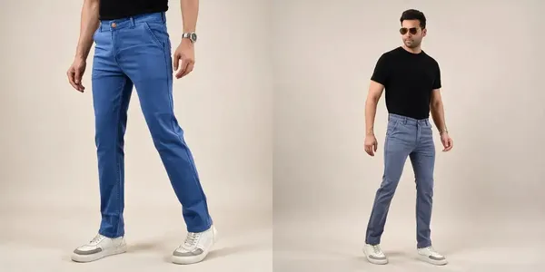 Light_Blue_And_Blue_Silky_Slim_Fit_Jeans_For_Men_Pack_Of_2