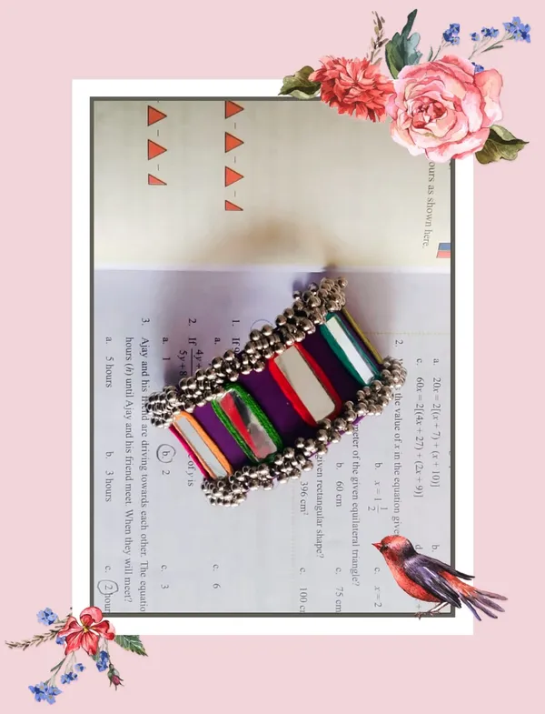 Navratri_Special_Traditional_Handcrafted_Handcuff_Kada_with_Mirror_Work