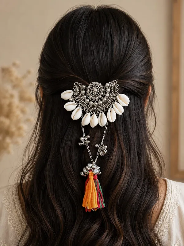 Silver-Tone_Metal_Bohemian_Hair_Clip_for_Women