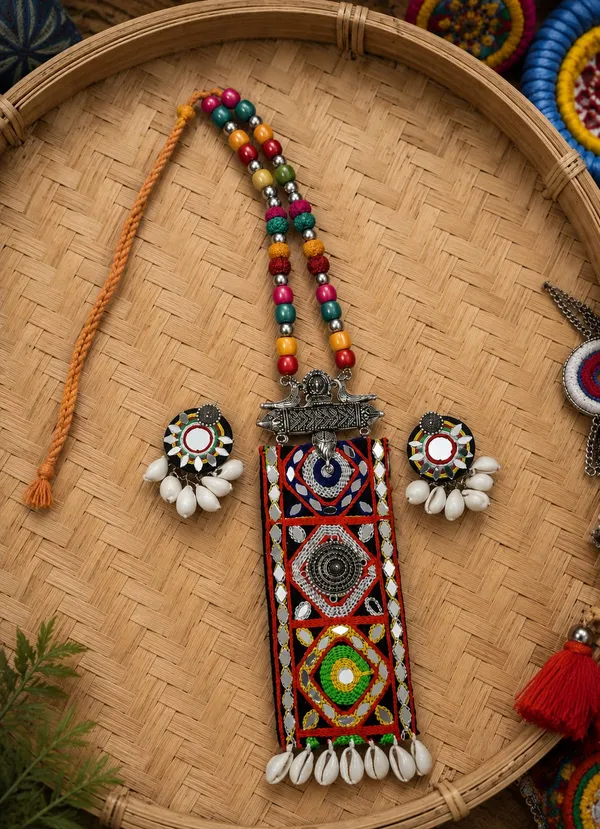 Multicolor_Handmade_Kutch_Embroidered_Necklace_Set