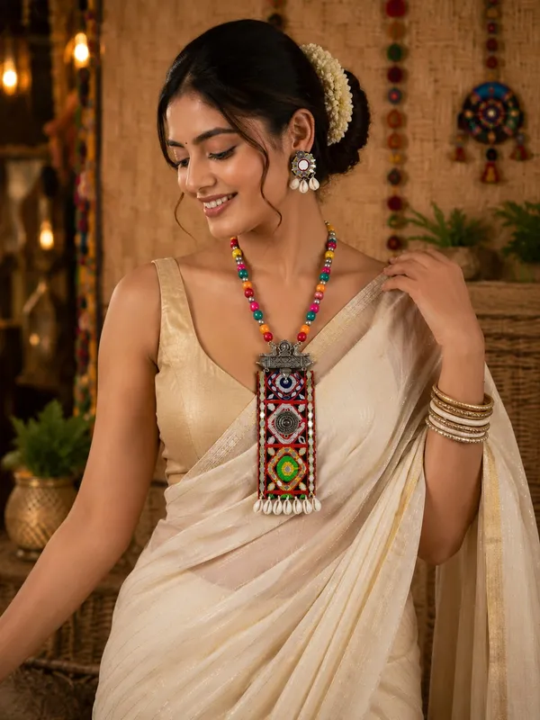 Multicolor_Handmade_Kutch_Embroidered_Necklace_Set