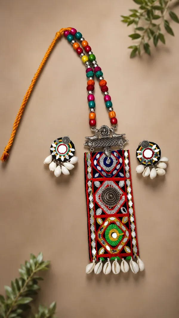 Multicolor_Handmade_Kutch_Embroidered_Necklace_Set