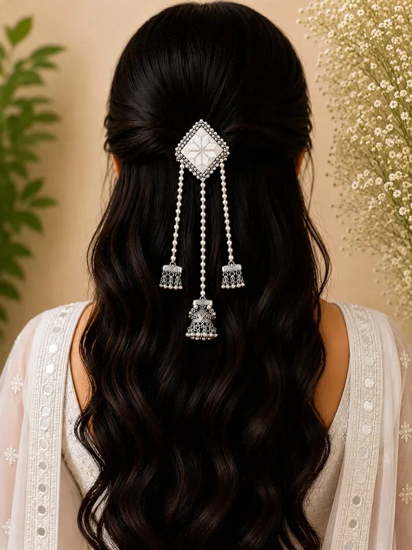 Silver_Traditional_Hair_Chain_For_Women