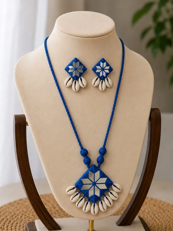 Blue_Geometric_Mirror_Shell_Jewellery_Set_for_Women