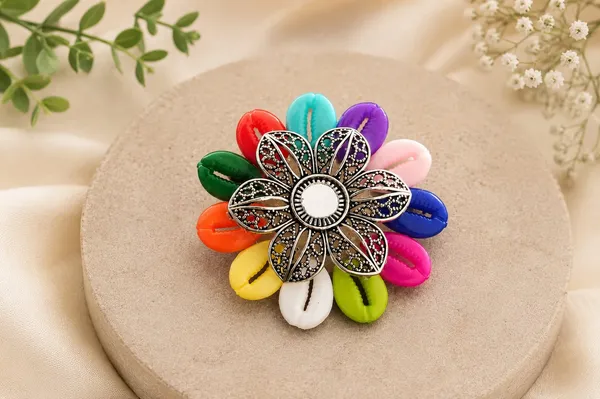 Multicolour_Shell_Ring_for_Women
