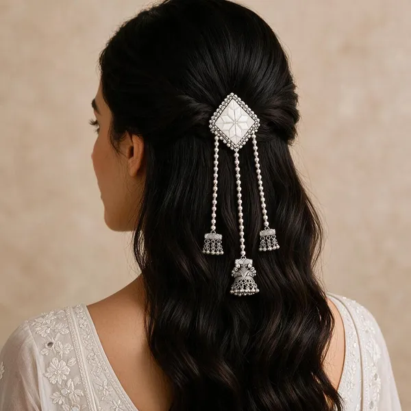 Silver_Traditional_Hair_Chain_For_Women