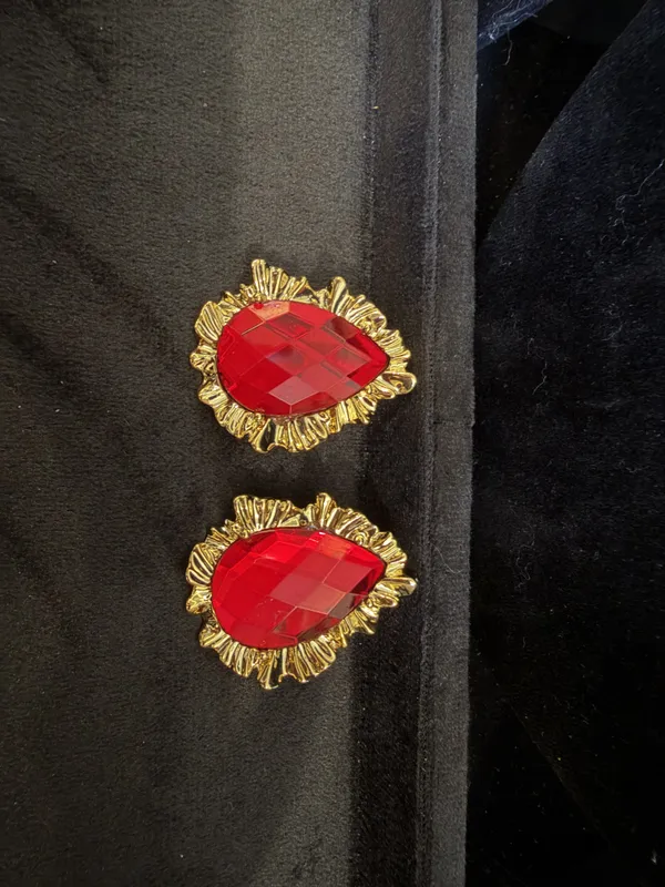 Gold_&_Red_Brass_Earrings_For_Women