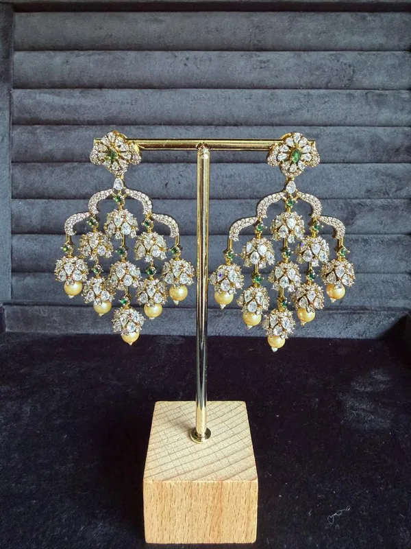 Green_&_Gold_Brass_Earrings_For_Women
