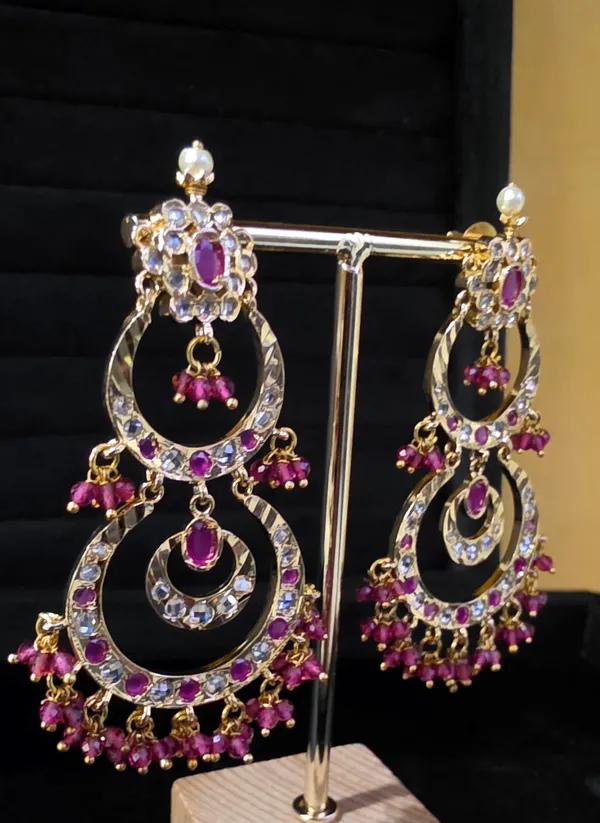 Multicolor_Brass_Earrings_For_Women