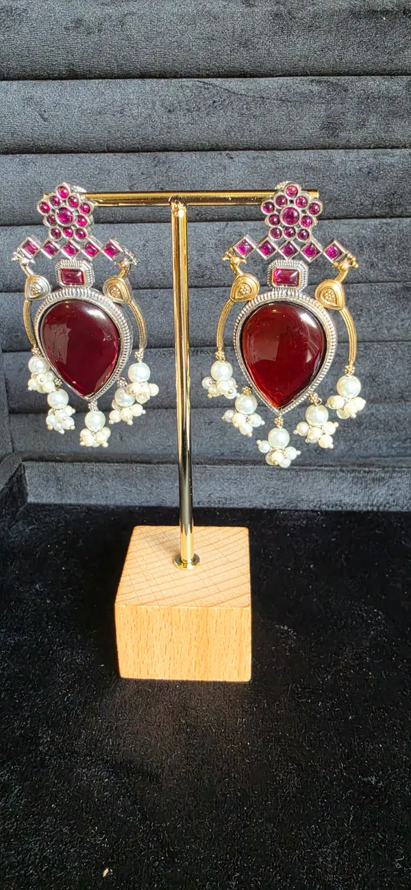 Multicolor_Brass_Earrings_For_Women