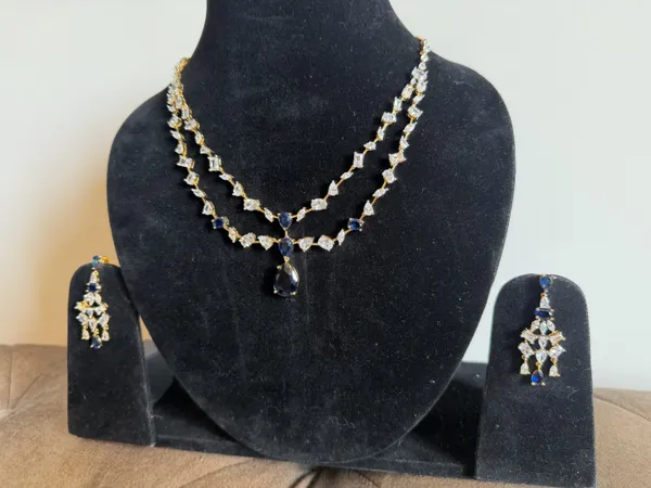 Blue_&_Gold_Stainless_Steel_Necklace_Set_For_Women