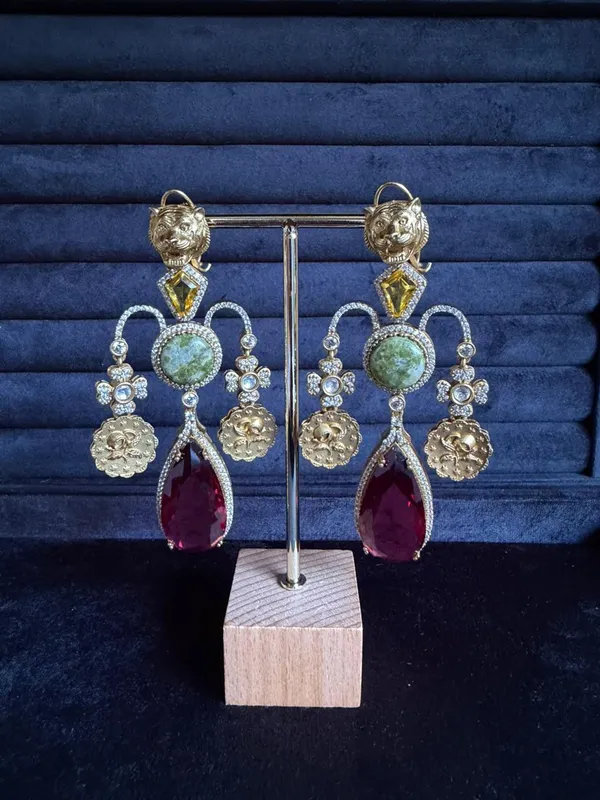 Multicolor_Brass_Earrings_For_Women