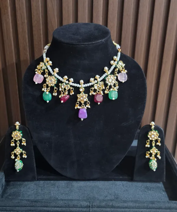 Multicolor_Stainless_Steel_Necklace_For_Women
