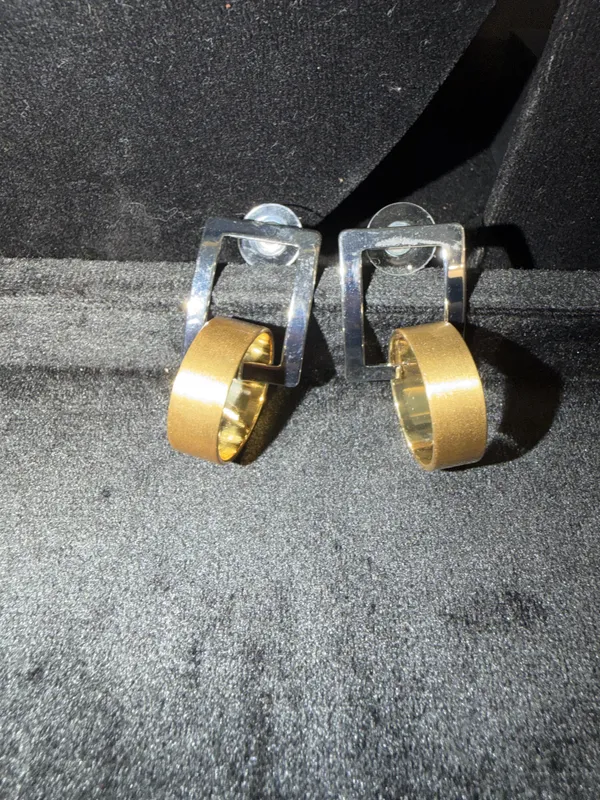 Gold_&_Silver_Brass_Earrings_For_Women