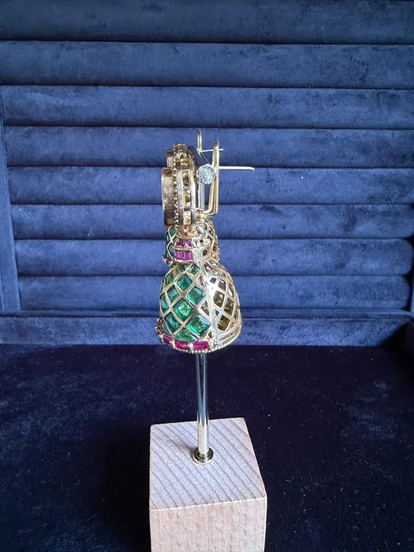 Multicolor_Brass_Earrings_For_Women