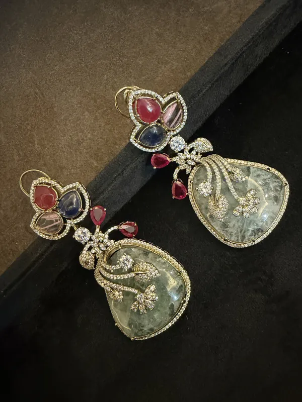 Multicolor_Stainless_Steel_Earrings_For_Women