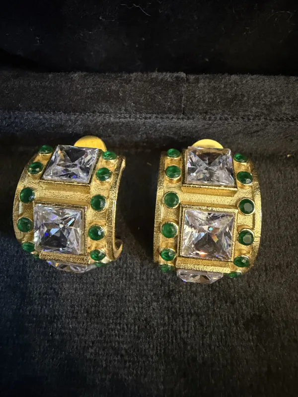 Green_&_Gold_Brass_Earrings_For_Women