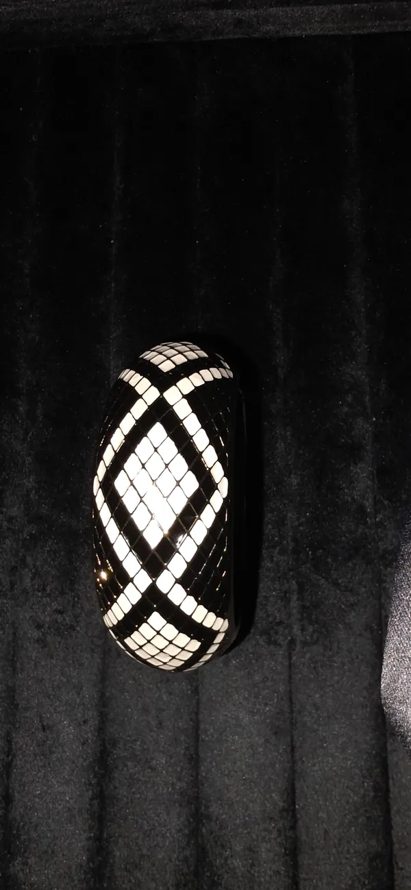 White_&_Black_Brass_Bracelet_For_Women