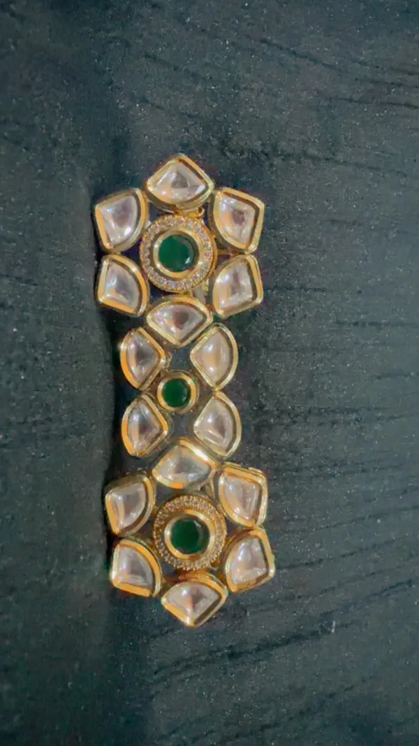 Green_&_Gold_Brass_Rings_For_Women
