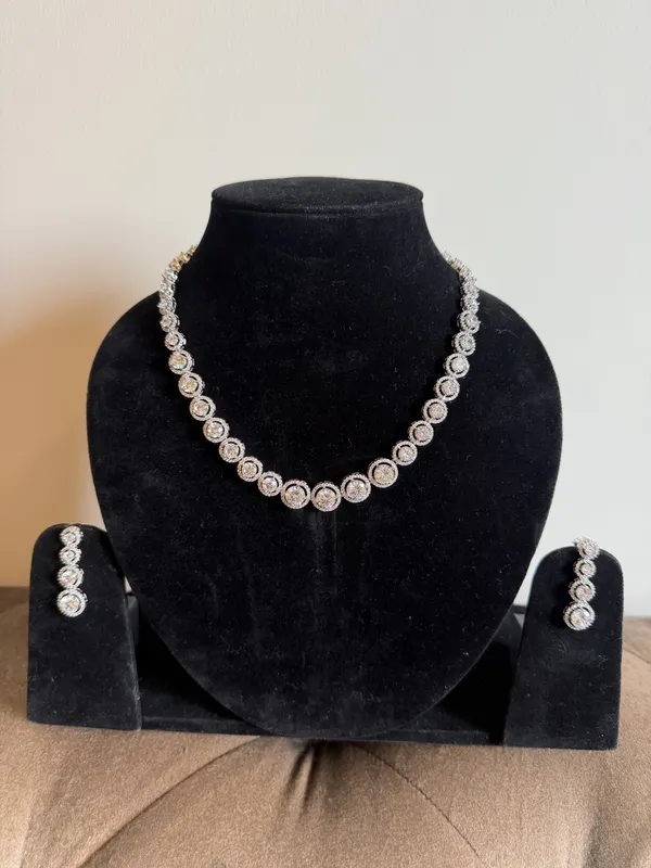 Silver_Stainless_Steel_Necklace_Set_For_Women